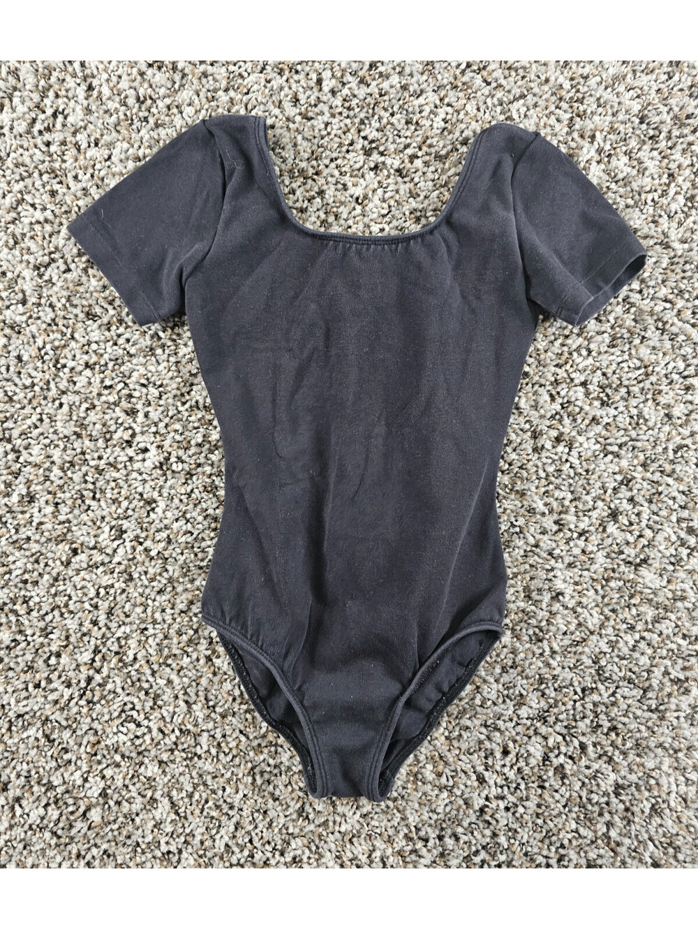 Bloch Toddler Girls Sz 2-4 Short Sleeve Ballet Dance Leotard Solid Black